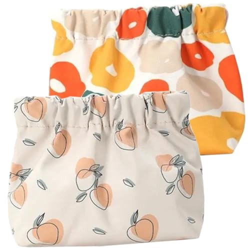 VINTORKY 2stücke Damen Kosmetiktasche Bedruckte Make-up Organizer Für Und Zuhause Vielseitig Einsetzbare Aufbewahrung Für Kosmetik Und Bürobedarf Für von VINTORKY