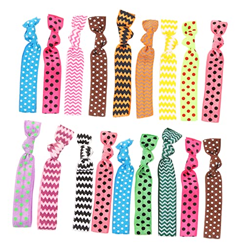 VINTORKY 20 Stück Haar-accessoires Für Mädchen Keine Falten Seidenhaarseile Für Frauen Haargummis Zufällige Stile von VINTORKY