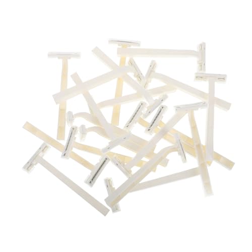 VINTORKY 20 Stück Teiliges Einwegrasierer Damen Herren Sicheres Sanftes Rasieren und Haarentfernung Kompakt für Reisen Vielseitig Einsetzbar für Spa Hotel Unterwegs Budgetfreundlich von VINTORKY