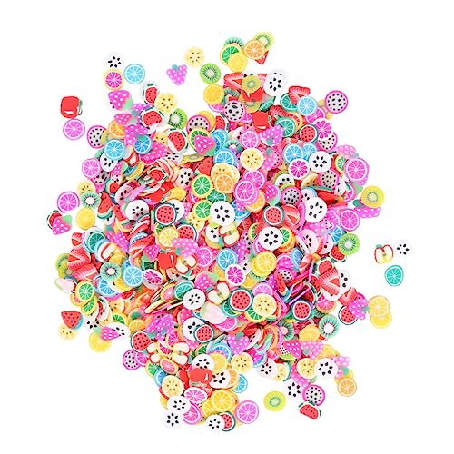 VINTORKY 2000stücke Obst Nagel Scheiben Bunte Nagel Aufkleber Nagelkunst Sticker Diy Nagelscheiben Dekorationen Für Profi Und Privater Gebrauch von VINTORKY