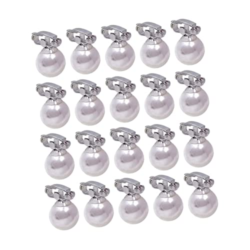VINTORKY 20stücke Mini Perlen Haarnadeln Perle Haarclips Mädchen Kopfschmuck Perlen Haarspangen Mini Haar Zubehör von VINTORKY