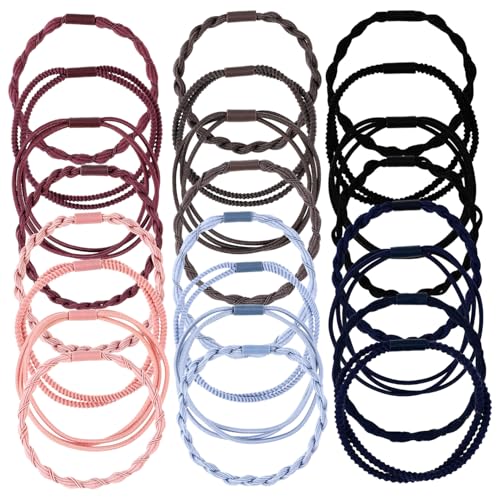 VINTORKY Haargummis für Frauen Stück Keine Beschädigungen Haargummis Pferdeschwanzhalter Elastische Bänder von VINTORKY