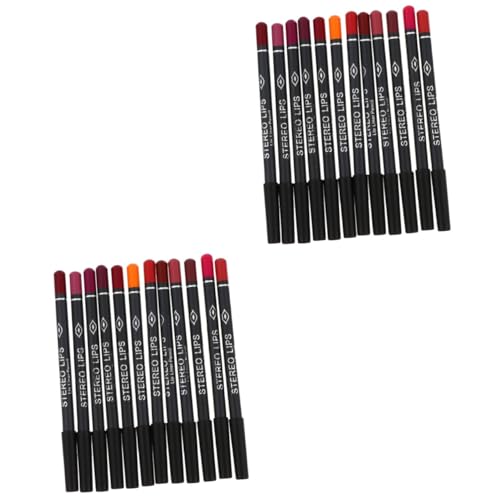 VINTORKY Stück Lipliner Wasserfester Eyeliner Wasserfester Eyeliner Stift Beauty Kosmetik Werkzeug Lipliner Stift Make Up Zubehör Make Up Zubehör Make Up Zubehör Lippenfutter von VINTORKY