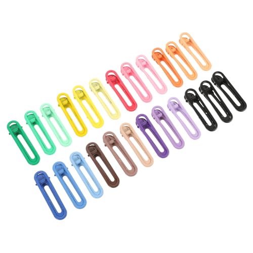 VINTORKY 24 Stück Teiliges Haarspangen Mädchen Bunte Ovale Leichte Haarclips für Hochsteckfrisuren Zöpfe und Alltag Vielseitiger Haarschmuck für Partys und Geschenkideen von VINTORKY