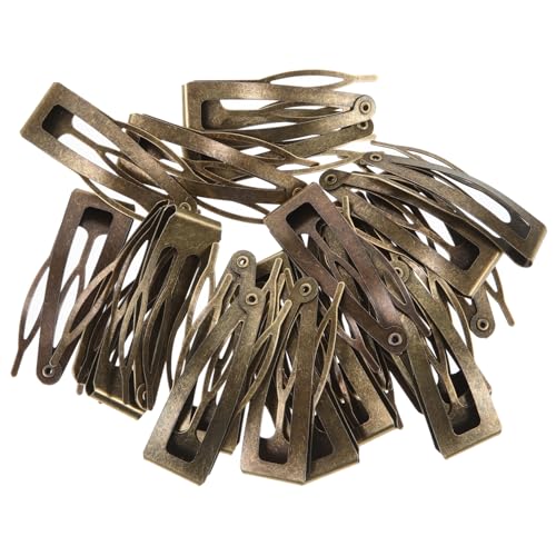 VINTORKY 24stücke Schnapp Haarspangen Kleine Metall Haarnadeln Haarspangen Für Damen Mädchen Zubehör Accessoires Für Kurzes Haar Und Tägliche Nutzung von VINTORKY