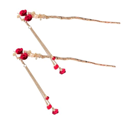 VINTORKY 2stücke Haarstäbe Für Frauen Bun Sticks Vintage Haarstyling-tools Einfacher Halt Schadet Keinem Haar Design Vielseitig Einsetzbar Für Freizeit Und Formelle Anlässe von VINTORKY