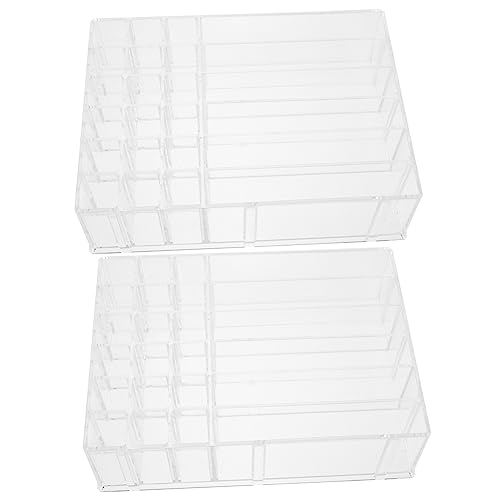 VINTORKY 2stücke Multi-Grid Desktop Organizer Kosmetik Halter Kleine Gegenstände Organisation Box Aus Hochwertigem Material von VINTORKY