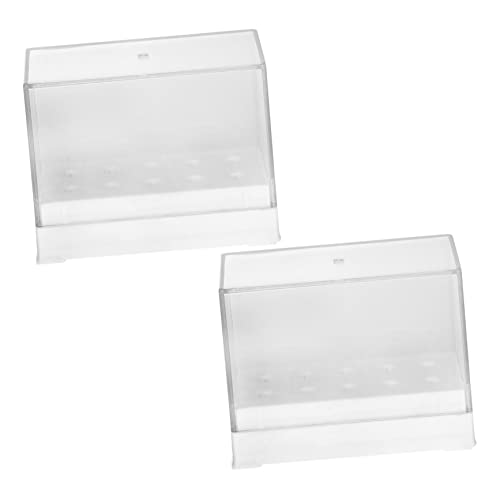 VINTORKY 2er-pack Nagelbohrerhalter Ständer Kunststoff-nagelbohrer-organizer Für Nagelmaniküre-bits von VINTORKY