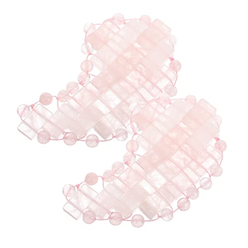 VINTORKY 2pcs Augenmaske Schlafend Blinder Für Schlafende Mondform Augen Patch Jade Augenmaske Augen Gesichtsmaske von VINTORKY