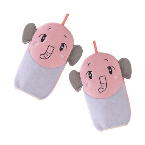 VINTORKY 2st Badehandschuhe Peeling-handtuch Wischt Bürsten Abs Körperpeeling Babyschwämme Zum Poncho-handtuch Schrubben Strandtuch Aus Mikrofaser Entferner Nass Polyester von VINTORKY