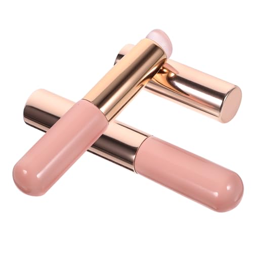 VINTORKY Lippenmaske 2st Lippenbürste Make-up-pinsel Für Frauen Lippenpinsel Für Damen Lippenstäbe Concealer Lippenstiftpinsel Lipgloss- Make-up Pinsel Mit Deckel Metall Werkzeug von VINTORKY