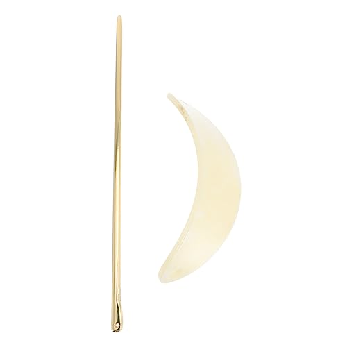 VINTORKY 2stücke Acryl Haarstab Ovaler Haarstab Für Frauen Haarstylingstab Damen Haarnadel Haarnadel Haar Dutt Pferdeschwanz Halter von VINTORKY