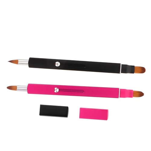 VINTORKY 2stücke Applikator Für Lippenstift Lippenpinsel Einziehbar Make-up-pinsel Für Frauen Kosmetik-tool Pinsel Für Lippen Concealer-pinselstab Make-up-tool Creme-lippenpinsel Lippen-too von VINTORKY