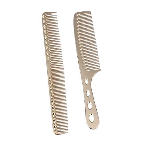 VINTORKY 2stücke Goldener Haarkamm Und Gabelkamm Für Männer Und Frauen Massagekamm Aus Für Friseurzubehör Zum Kämmen Von Haarspray von VINTORKY
