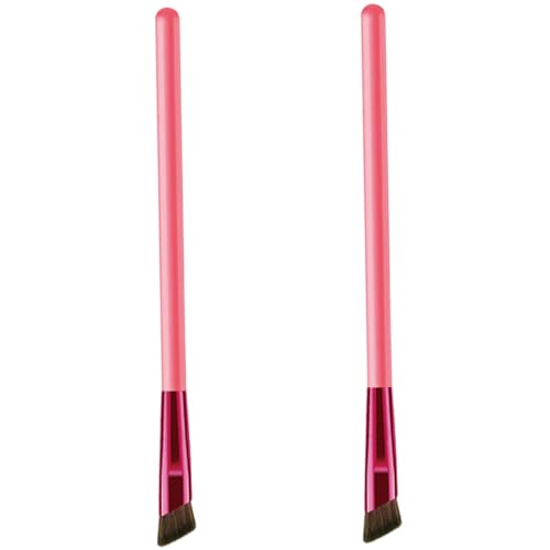 VINTORKY 2stücke Augenbrauenpinsel Abgewinkelt Für Make-up Concealer Bürstenkopf-design Frauen Kosmetikpinsel Haaransatz Schminken Lidschatten-primer von VINTORKY
