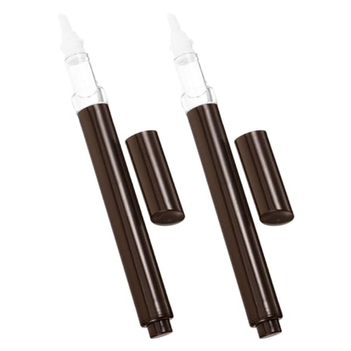 VINTORKY 2stücke Pack Wiederverfügbare Nagelhautölstift Leere Nagelölstift Mit Bürstenkopf Für Frauen Wiederverfügbare Lipgloss-tubenflasche Nagelhautölflaschen Für Maniküre von VINTORKY