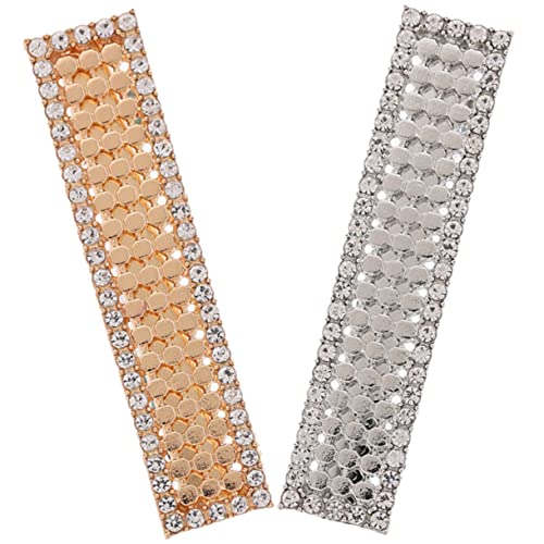 VINTORKY 2 Stück Strass Haarspangen Für Damen Dekorative Haarklammern in Gold Und Silber Glitzernde Accessoires Für Verschiedene Frisuren Haarschmuck Für Hochzeit Und Besondere Anlässe VINTORKY 2 Stück Strass Haarspangen Für Damen Dekorative Haarklammern in Gold Und Silber Glitzernde Accessoires Für Verschiedene Frisuren Haarschmuck Für Hochzeit Und Besondere Anlässe von VINTORKY