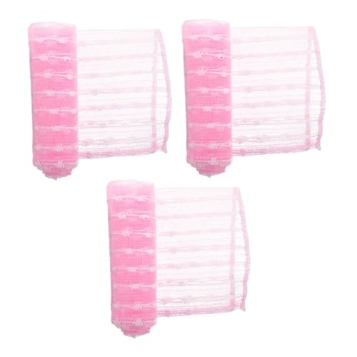 VINTORKY 3 Stück Teiliges Exfoliating Handtuch aus Nylon Sanfter und Strapazierfähiger Duschschrubber für Ganzkörperliches Peeling zum Massieren und Reinigen Haut von VINTORKY