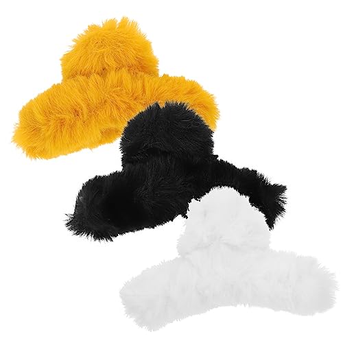 VINTORKY 3 Stück Teiliges Flauschige Haarklammern für Damen Fuzzy Haarclips Haaraccessoire für Frisuren VINTORKY 3 Stück Teiliges Flauschige Haarklammern für Damen Fuzzy Haarclips Haaraccessoire für Frisuren von VINTORKY