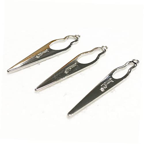 VINTORKY 3 Stück Teiliges Haarschmuck Zöpfe Silberne Metall Häkelnadeln für Haarverlängerung Mehrzweck für Anfänger für Verschiedene Frisuren S von VINTORKY