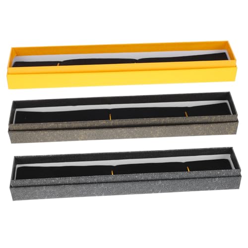 VINTORKY 3 Stück Teiliges Retro Pinselbox aus Langlebigem Material Vielseitige Aufbewahrungsbox für Pinsel Fächer und Kleine Gegenstände Eleganter Fächerhalter Kompakt und Praktisch für von VINTORKY