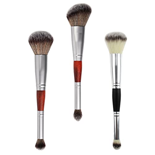 VINTORKY Feminines Beauty-essential – 3 Make-up-pinsel Lidschatten-tool Weiche Fasern Holzgriff Reisefreundlich von VINTORKY