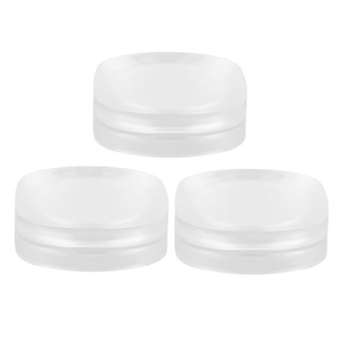 VINTORKY 3 Stück Transparentes Leere Lidschatten und Paletten Wiederbefüllbare Kompakte Make Up Organizer mit Mattem Finish Vielseitig für Make Up Künstler und Beauty Fans von VINTORKY