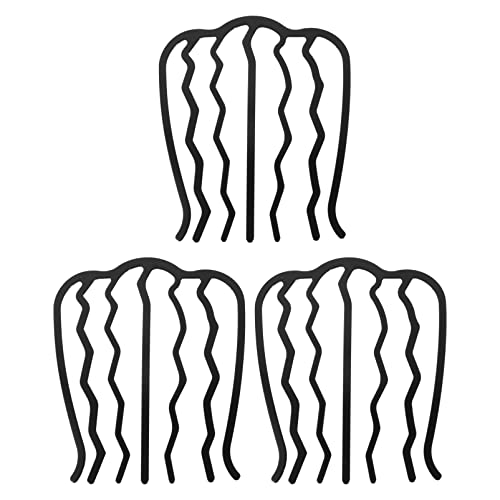 VINTORKY Seitlicher Haarkamm Für Damen 3-teilig Französisches Haar Für Damen Modischer Haarstab Haarspange Haarschmuck Für Die Hochzeit von VINTORKY