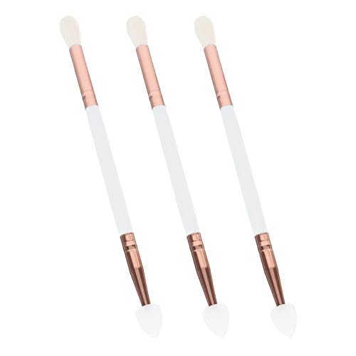 VINTORKY 3stücke Teiliges Handheld Lidschatten-pinsel Dualköpfiges Makeup-werkzeug Für Präzise Applikation Für Alltagsgebrauch Feste Und Besondere Anlässe von VINTORKY
