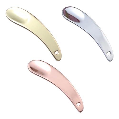 VINTORKY 3stücke Kosmetikspatel Aus Zinklegierung Praktische Löffel Für Augencreme Und Gesichtsmaske Wiederverwendbare Schönheitslöffel Und Roségold Für Reisen von VINTORKY