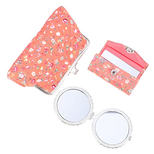 VINTORKY Make-up-Spiegel-Taschen-Set 3-teilig/Set Kosmetik-Organizer-Tasche Wechselgeldbörse Aufbewahrungsbox Modisch für Die Dame VINTORKY Make-up-Spiegel-Taschen-Set 3-teilig/Set Kosmetik-Organizer-Tasche Wechselgeldbörse Aufbewahrungsbox Modisch für Die Dame von VINTORKY