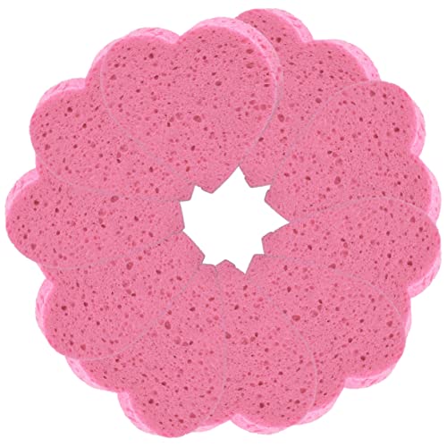 VINTORKY 30stücke Herzförmige Gesichtsreinigungsschwämme Exfolierende Make-up Entferner Für Sanfte Gesichtsreinigung Und Porenreinigung Für Frauen Und Mädchen von VINTORKY