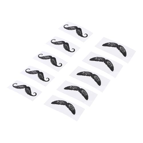 VINTORKY 30stücke Körperpflegeartikel Enthaarungsaufkleber Bartaufkleber Nasenhaaraufkleber Schnurrbartaufkleber Haar Wachsen Aufkleber Bart-styling Protektoren Wachsen von VINTORKY