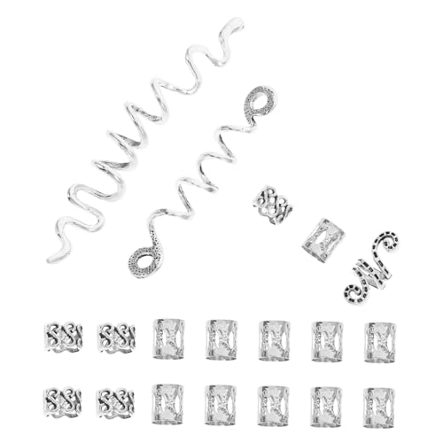 VINTORKY 38stücke Teiliges Dreadlock Schmuckset Mit Haarschmuck Und Zöpfe Perlen Für Hochzeiten Rollenspiele Und Alltagsfrisuren Aus Langlebigem Zinklegierungsmaterial von VINTORKY