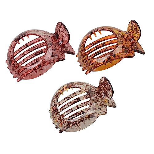 VINTORKY 3stücke Damen Haarklammern Runde Kreative Haarspangen Resin Für Alltag Partys Und Rutschfest Und Langlebig Tiefem Kaffee Kaffee Und VINTORKY 3stücke Damen Haarklammern Runde Kreative Haarspangen Resin Für Alltag Partys Und Rutschfest Und Langlebig Tiefem Kaffee Kaffee Und von VINTORKY