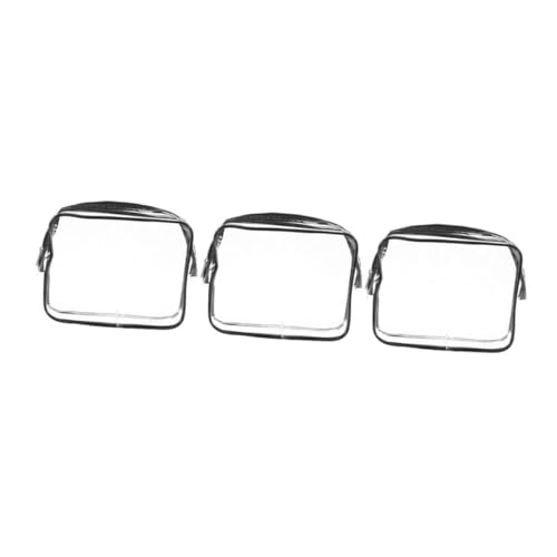 VINTORKY 3stücke Transparente Kosmetiktasche Reise Aufbewahrungstasche Persönlicher Kulturbeutel Körperpflegetasche Für Damen Make up von VINTORKY