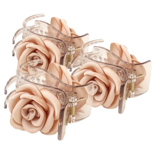 VINTORKY 3Stücke Rosen Haarclips für Damen Haarklammern für Hochsteckfrisuren Transparentes Design Haaraccessoire für Partys und Alltag VINTORKY 3Stücke Rosen Haarclips für Damen Haarklammern für Hochsteckfrisuren Transparentes Design Haaraccessoire für Partys und Alltag von VINTORKY