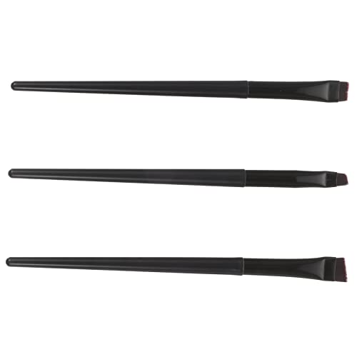 VINTORKY 3stücke Teiliges Eyeliner Augenbrauen-make Präzise Eyeliner Augenbrauenbürsten Mit Schrägem Und Flachem Kopf Für Detaillierte Anwendungen Für Unterwegs Schwarz von VINTORKY