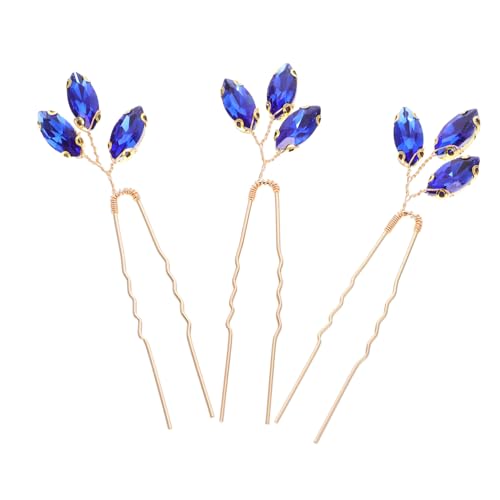 VINTORKY 3pcs Hochzeit Braut Haarnadel U Form Strass Haarnadel Vielseitige Metall Haarnadel Für Anlässe von VINTORKY
