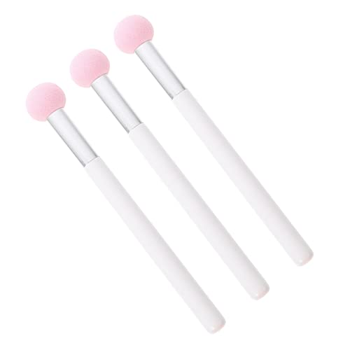 VINTORKY Make-up-Zubehör 3St kleiner Pilzkopf Make-up-Schwamm aus Silikon Make-up-Schwämme Lidschatten dreieckige Puderquaste Make-up-Concealer-Tools trocken nass mit Schwamm runden Mixer von VINTORKY