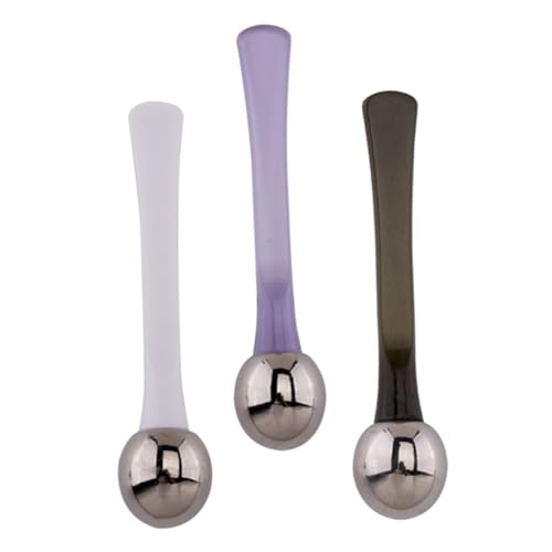 VINTORKY 3stücke Augencreme-portionierer Und Gesichtsmaskenstift Für Massage Mit Löffel Und Stab-enden Zur Verbesserung Der Und Entspannung Der Augenmuskulatur von VINTORKY