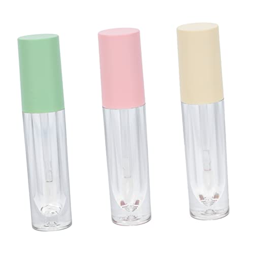 VINTORKY 3stücke Nachfüllbare Lip Gloss Tubes Transparente Behälter Für Diy Lippenpflege Leicht Und Tragbar Für Reisen Mit Dichtem Verschluss Für Lip Gloss Und Lippenöl von VINTORKY