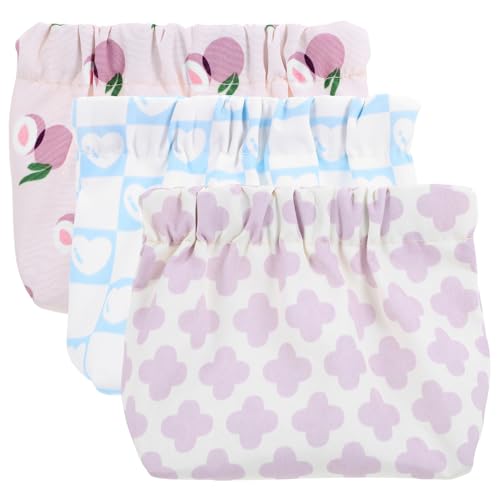 VINTORKY 3stücke Teiliges Damen Kosmetiktaschen Tragbare Make-up Aufbewahrungstaschen Mit Trendigem Druck Für Lippenstift Und Kosmetik Leicht Und Langlebig Für Unterwegs von VINTORKY