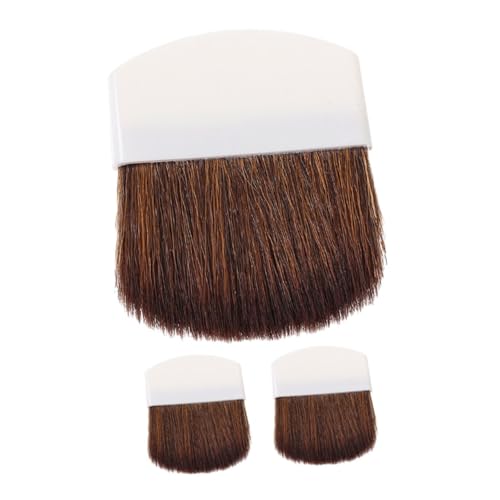 VINTORKY 3stücke Mini-kosmetikpinsel Für Flüssiges Make-up Kurzem Griff Geeignet Für Foundation Losem Puder Und Lidschatten Kompakt Für Reisen von VINTORKY