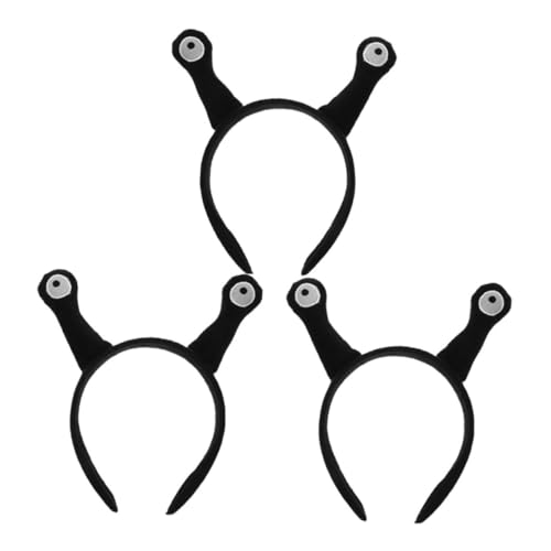 VINTORKY 3stücke Teiliges Schnecken-antenne Haarband Für Damen Weiche Und Bequeme Kostümzubehör Für Partys Und Veranstaltungen Niedliches Cosplay-accessoire Für Altersgruppen von VINTORKY