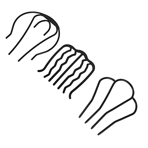 VINTORKY 3stücke U-förmige Haarnadeln Aus Metall Für Frauen Leicht Und Tragbar Praktisches Haargerät Für Einfache Frisuren-kreation von VINTORKY