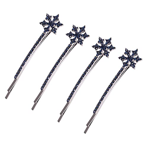 VINTORKY 4stücke Schneeflocken-haarnadel Aus Dekoratives Weihnachts-haarzubehör Für Damen Langlebig Und Stabil Geeignet Für Kostümpartys Und Alltag von VINTORKY