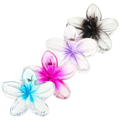 VINTORKY 4stücke Klammern Mit Blumen Für Damen Haarklammern Aus Robustem Kunststoff Und Harz Große Blumenhaarclips Mit Plumeria-blumen Süße Blumenhaarclips Für Dickes Und Dünnes Haar VINTORKY 4stücke Klammern Mit Blumen Für Damen Haarklammern Aus Robustem Kunststoff Und Harz Große Blumenhaarclips Mit Plumeria-blumen Süße Blumenhaarclips Für Dickes Und Dünnes Haar von VINTORKY