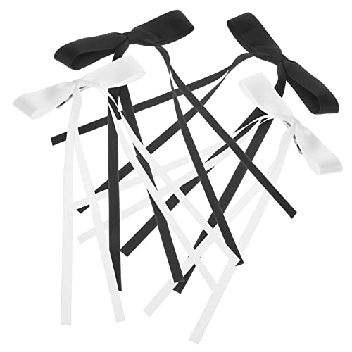 VINTORKY 4stücke Haarspange Mit Schleife Aus Spitze Für Damen Große Bogen Clips Haarspangen Für Hochzeit Geburtstag Metall-design Haarnadeln Für Frauen Mädchen von VINTORKY