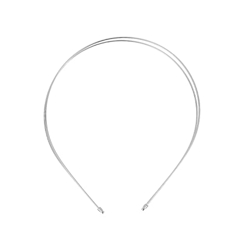 VINTORKY 4 Stück Doppellagiges Stirnbandzubehör Legiertes Haar Rahmen Machen Dekoratives Haarband Kopfschmuck Diy Rahmen Doppeltes Haarband Braut Haar Metall Base Abschlussball Damen von VINTORKY